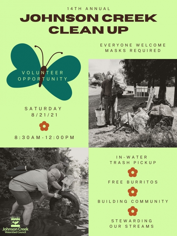 All Saints & Johnson Creek Clean Up Collaboration
