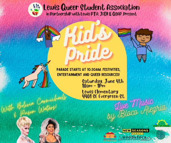 Lewis Elementary Kids' Pride Parade